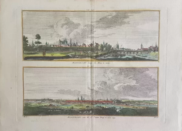 Maastricht entlang der Maas zu sehen