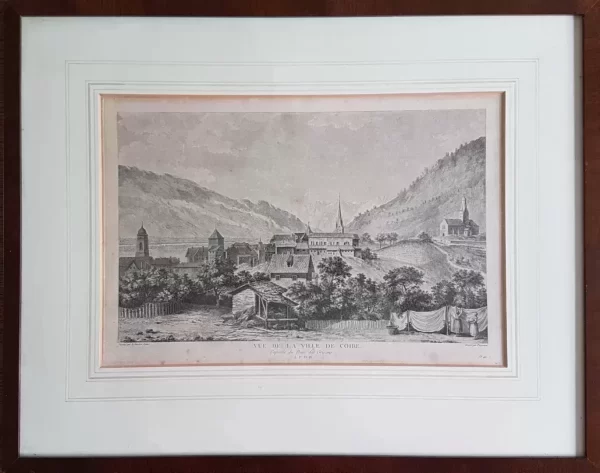Vuë de la ville de Coire