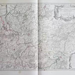 Carte de Comtez de Hainaut, de Namur, et de Cambresis