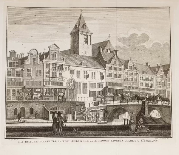 Het Burger weeshuis aan de Oude Gracht te Utrecht