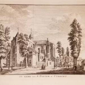 De kerk van S. Pieter te Utrecht