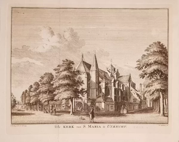De kerk van S. Maria te Utrecht