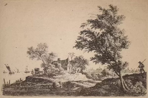 Three etchings Anthony Waterloo - Image 3