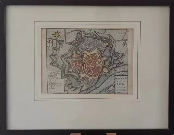 Ground plan of the city of Zutphen