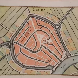 Fortification map Gouda