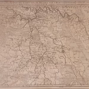 New map of the Meiery of 's Hertogenbosch