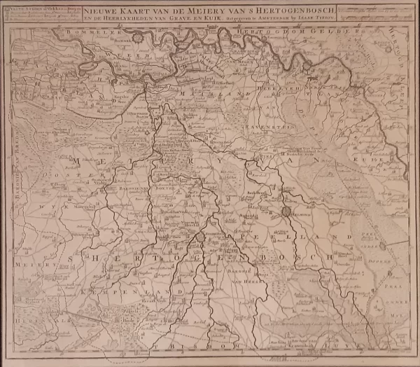 Neue Karte der Meiery von 's Hertogenbosch