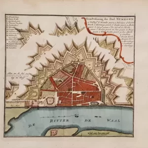 Ground plan of the city of Nymegen