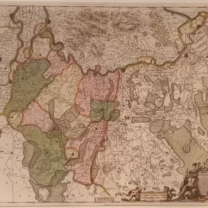 Comitatus Zutphania et Fluminis Isulae Nova delineatio