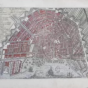 Amsterdam with its new layout and enlargement in the year 1656