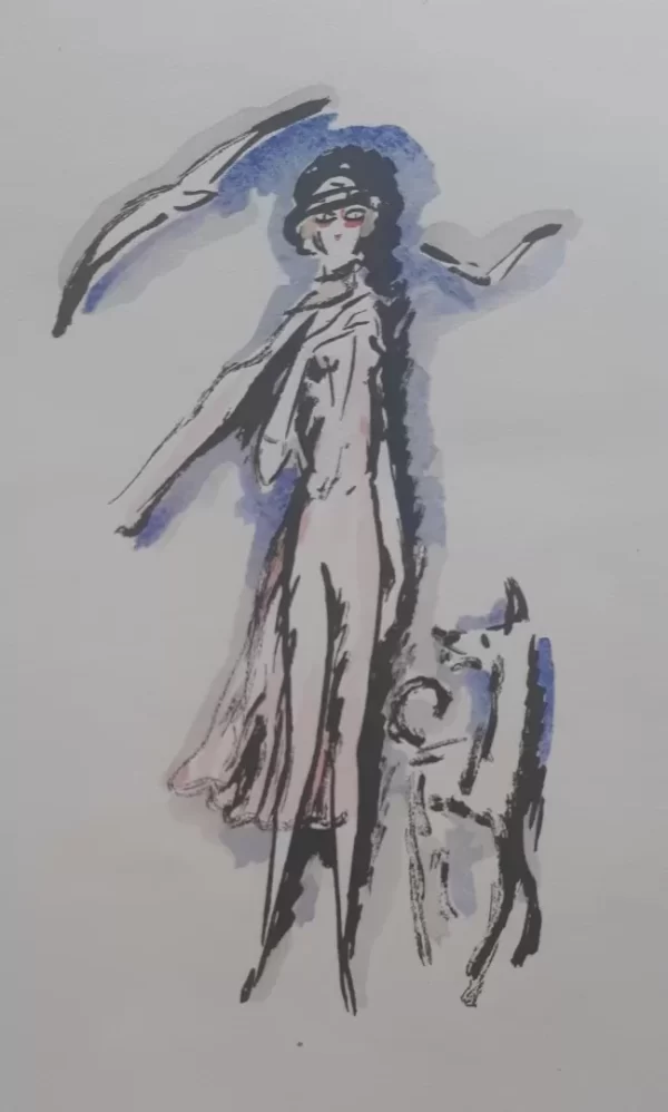 Woman with dog - Image 2