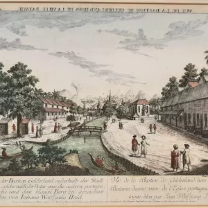 Vue de la Bastion de Gelderland, hors de la Ville Batavie