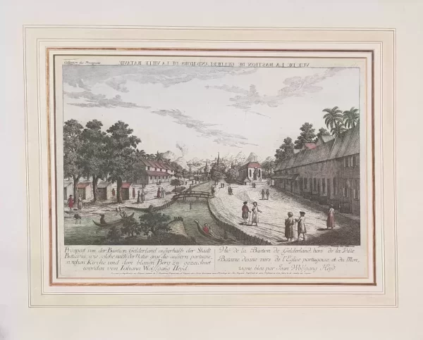 Vue de la Bastion de Gelderland, hors de la Ville Batavie - Afbeelding 2