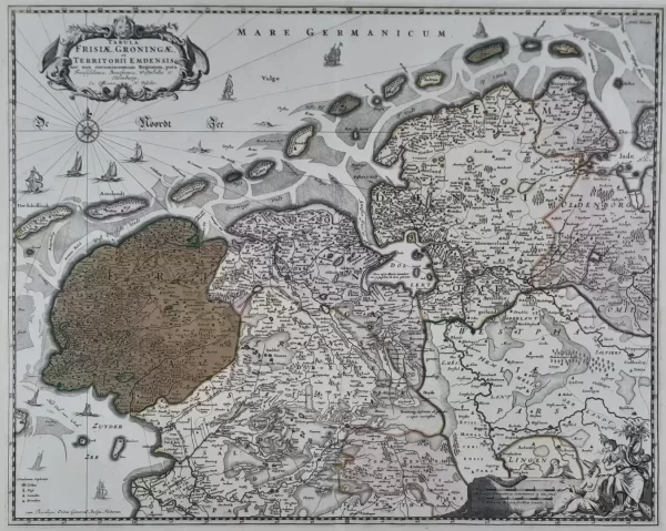 Tabula Frisiae, Groningae et Territorii Emdensis