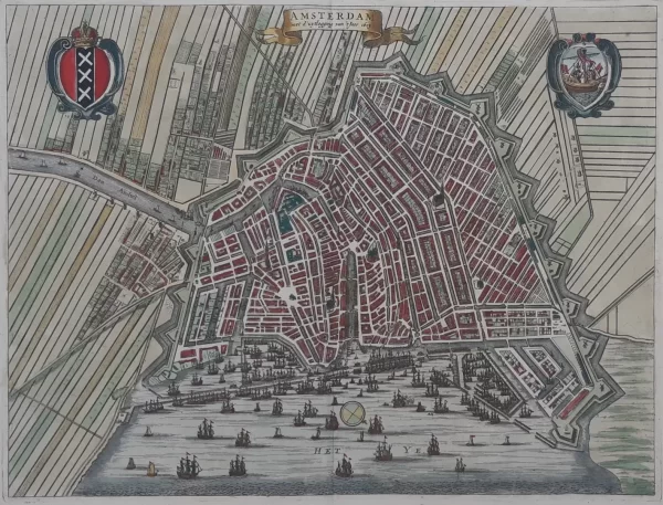 Amsterdam with d'uytlegging van 't Jaer 1613