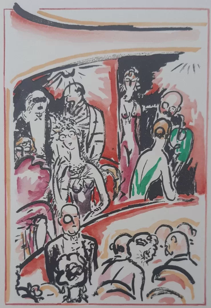 At the theater