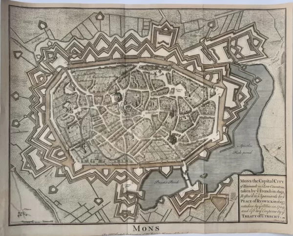 Mons, The Capital City Of Hainault In Ye Low Countries