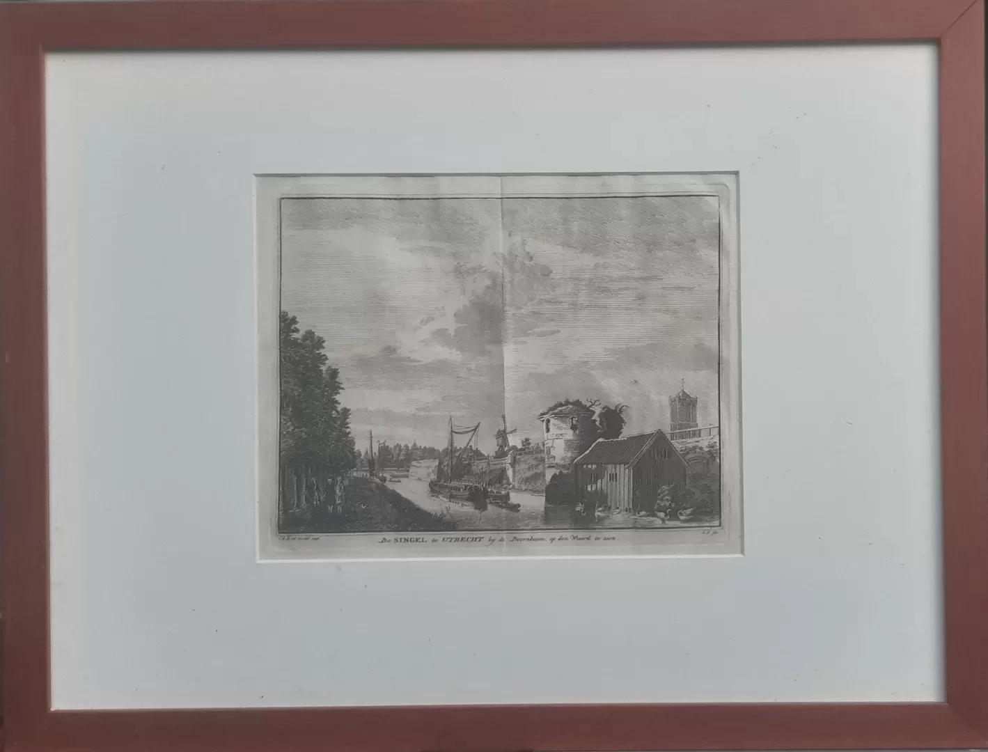 The Singel in Utrecht near the Doornboom seen on the Waard - Image 2