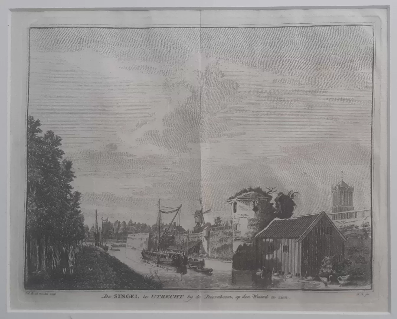 The Singel in Utrecht near the Doornboom seen on the Waard