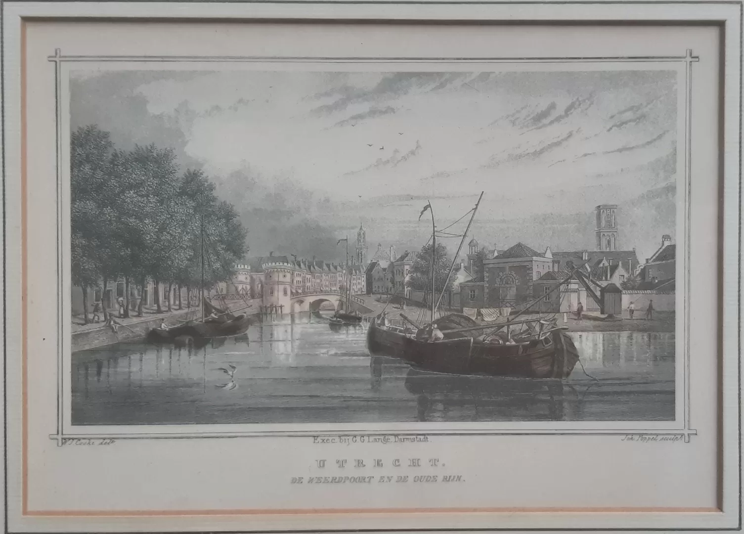 The Weerdpoort and the Old Rhine River