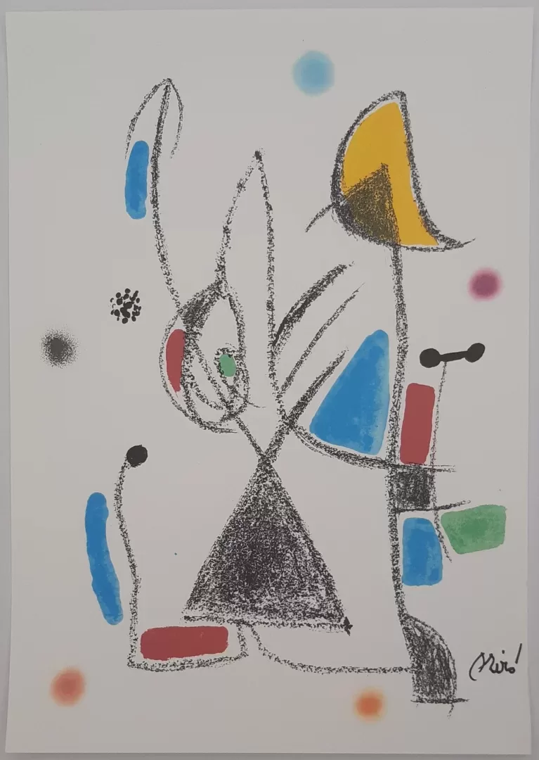 Miro lithograph