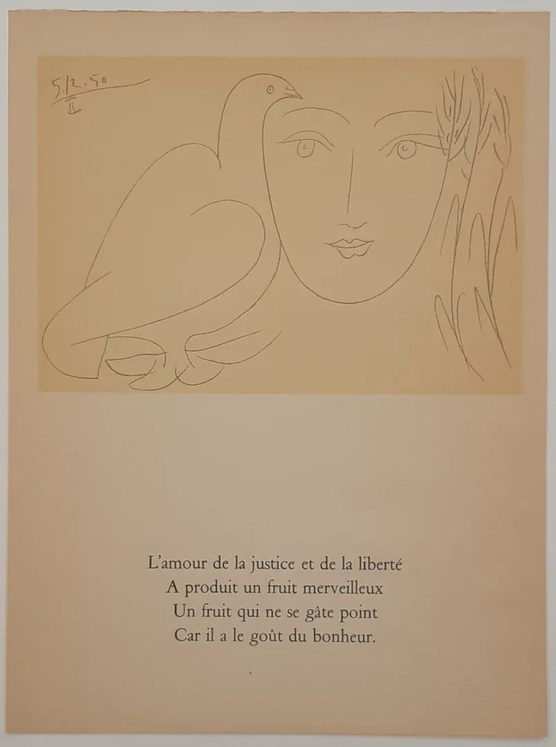 Pablo Picasso, le Visage de la Paix. No.2
