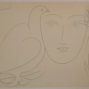 Pablo Picasso, le Visage de la Paix. No.2