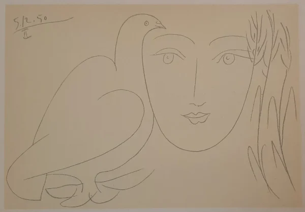 Pablo Picasso, le Visage de la Paix. No.2